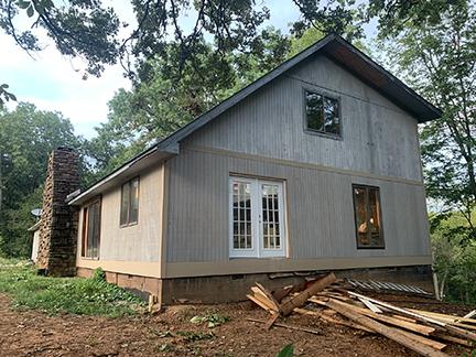 Finished exterior addition